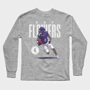 Zay Flowers Baltimore Card Long Sleeve T-Shirt